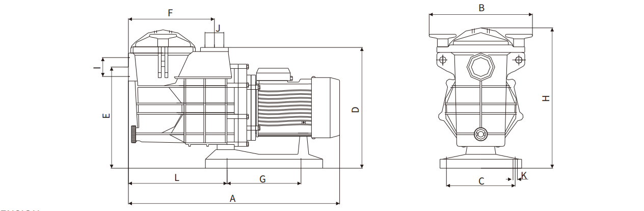 FCP-5.5AN Pool Pump (60Hz) - 1