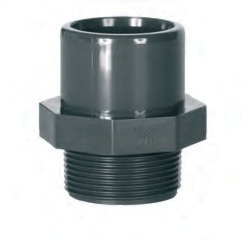 AstralPool PVC-U Adaptor Nipple D50-40 x 1.5 inç