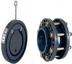 PVC leaf check valve.Complete