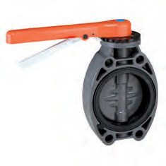 PVC BUTTERFLY VALVES 125 mm PN10