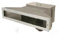 Suction port width mm