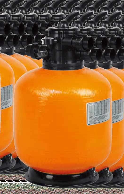 High Performance sand Filters are manufactured with polyester and glass fiber winding