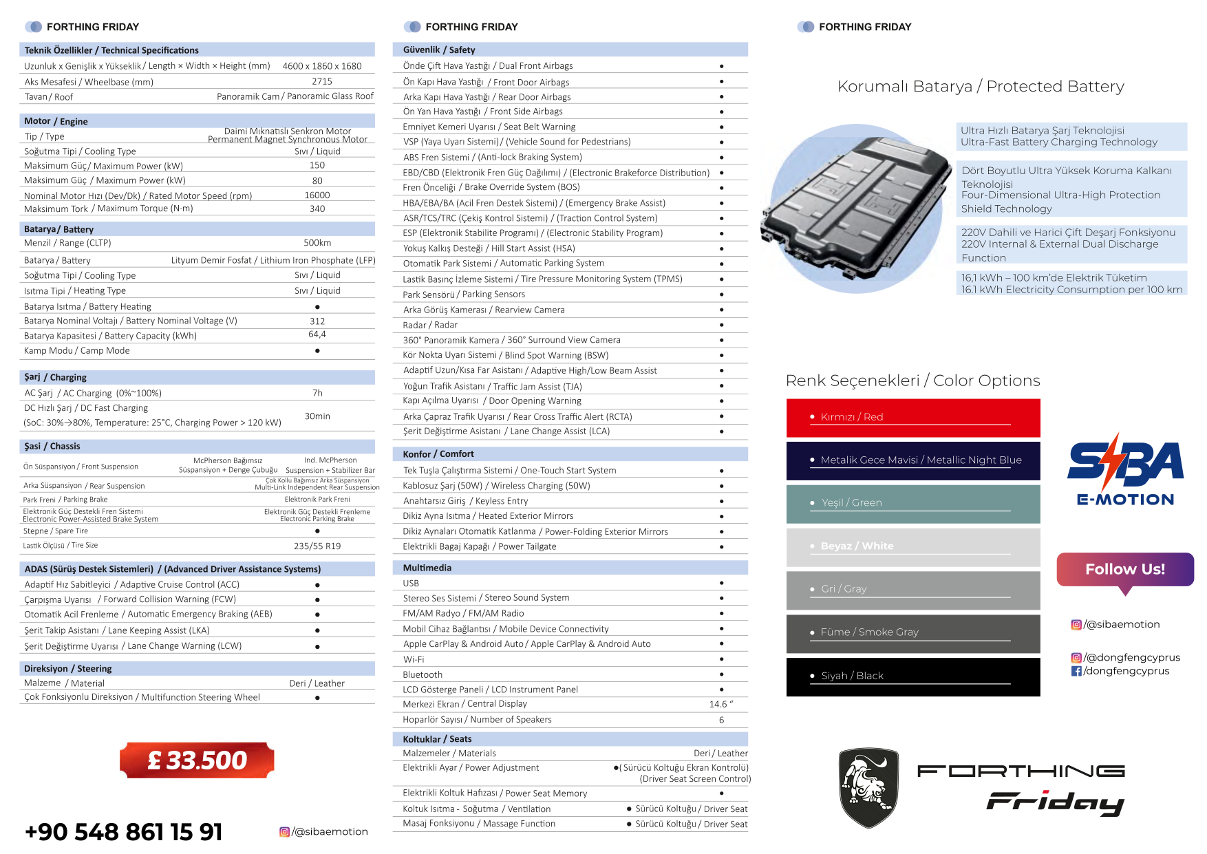 Dongfeng Forthing Friday - Gri/Gray