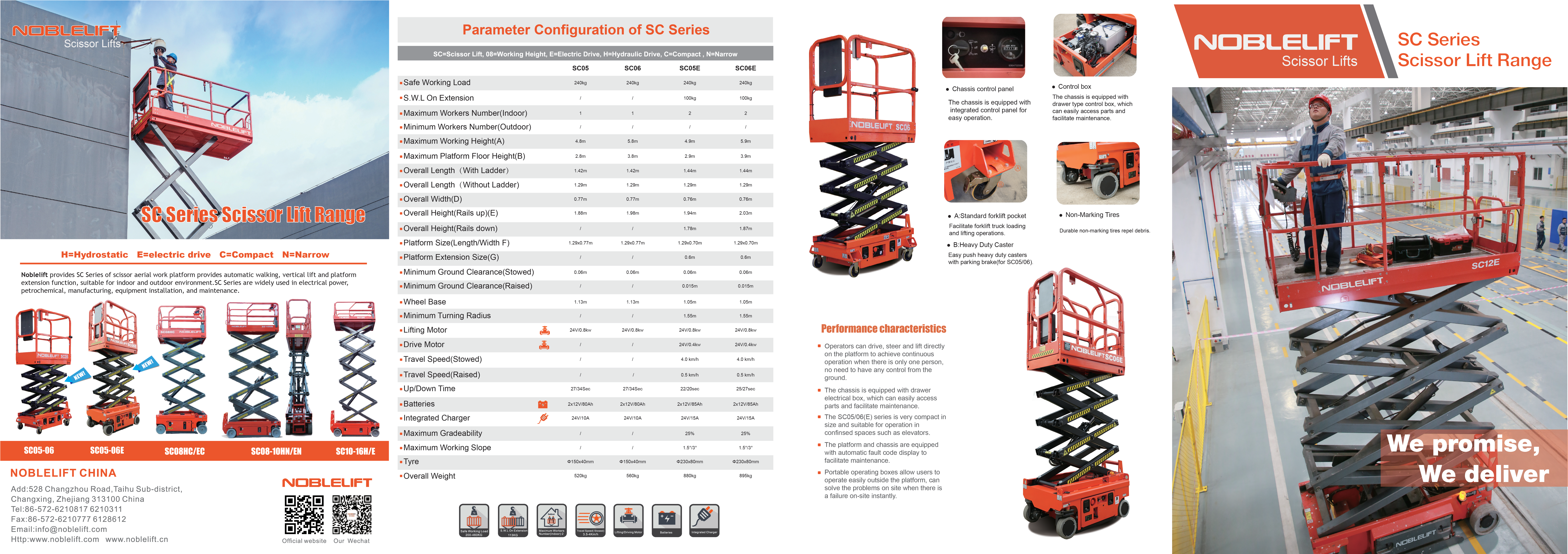 Noblelift SC05 Scissor Lift