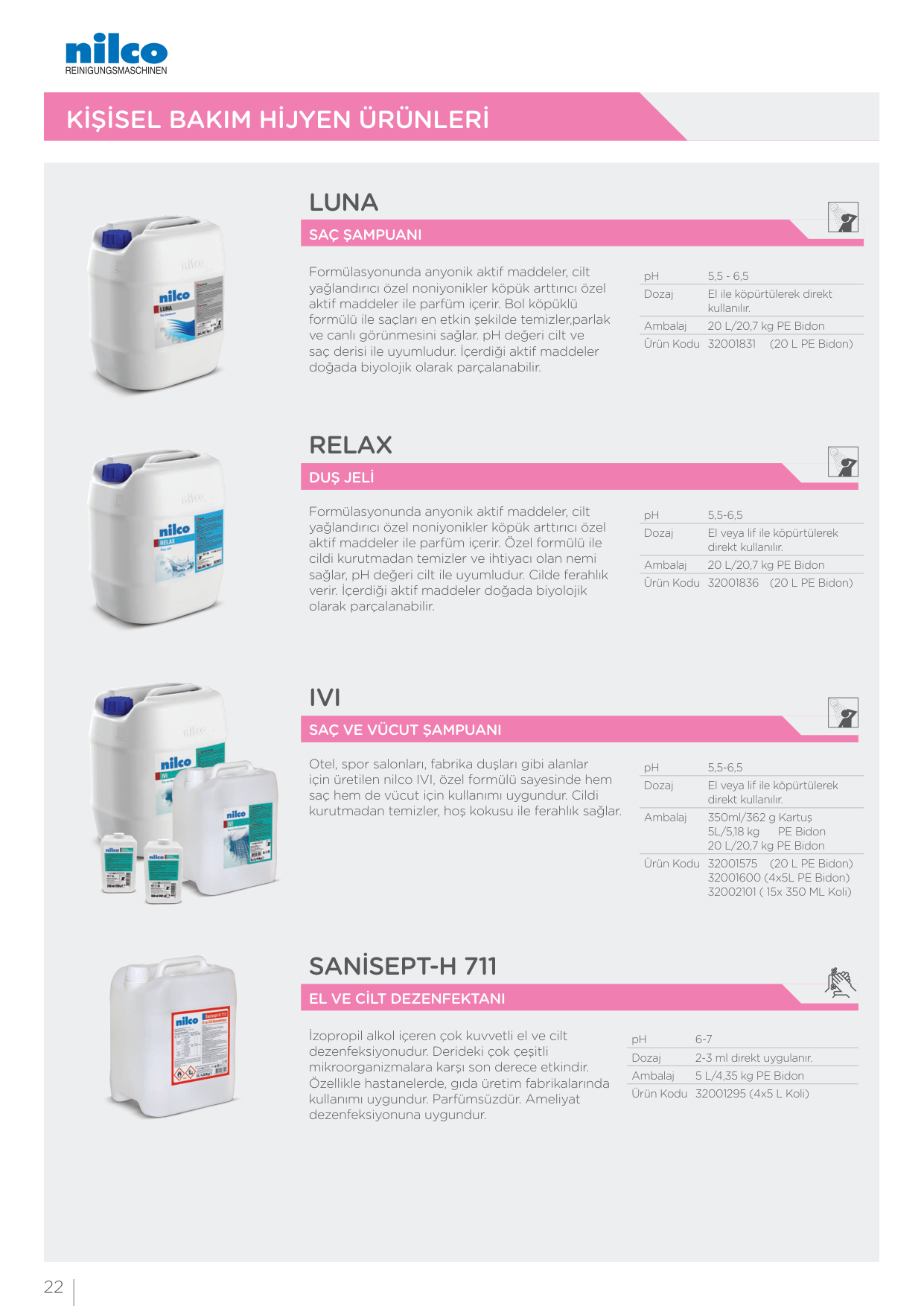 IVI Saç ve Vücut Şampuanı - 5 L