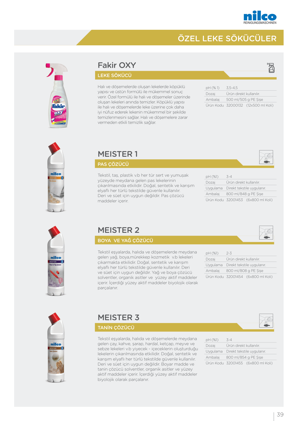 MEISTER 2 Boya ve Yağ Çözücü - 800 ml